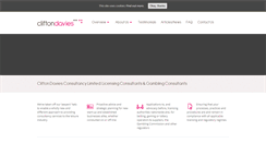 Desktop Screenshot of cliftondavies.com